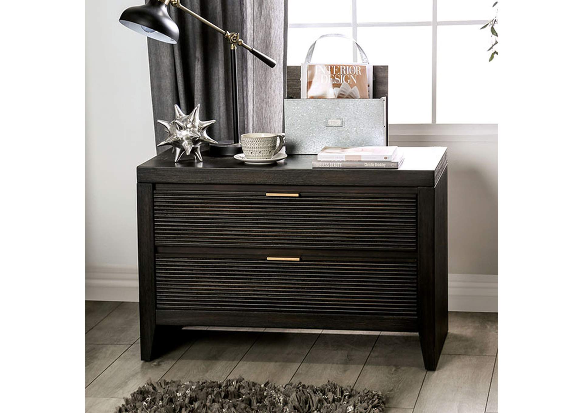 Laurentian Night Stand,Furniture of America