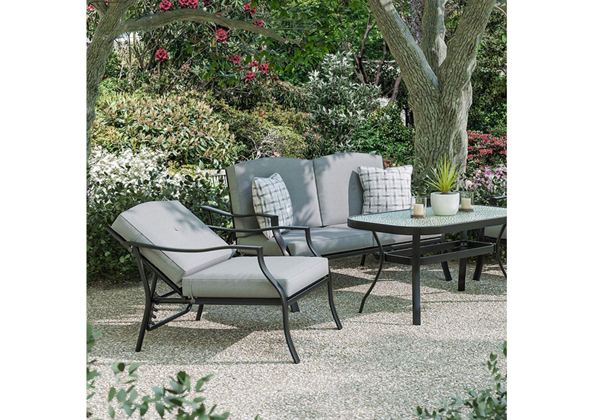 Adele 5 Pc. Conversation Set w/ Adjustable Chairs,Furniture of America