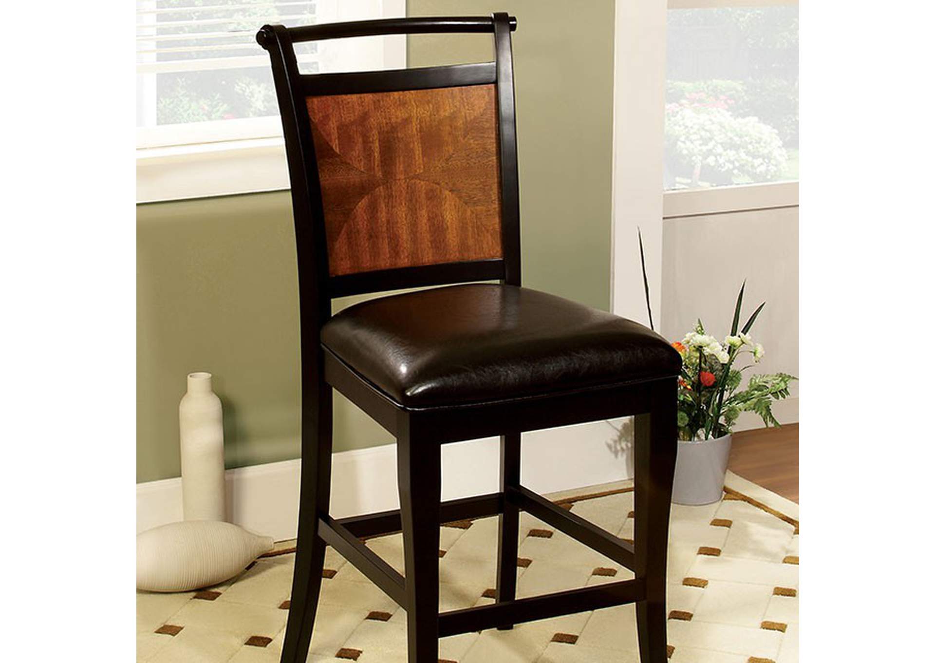 Salida Counter Ht. Chair (2/Box),Furniture of America