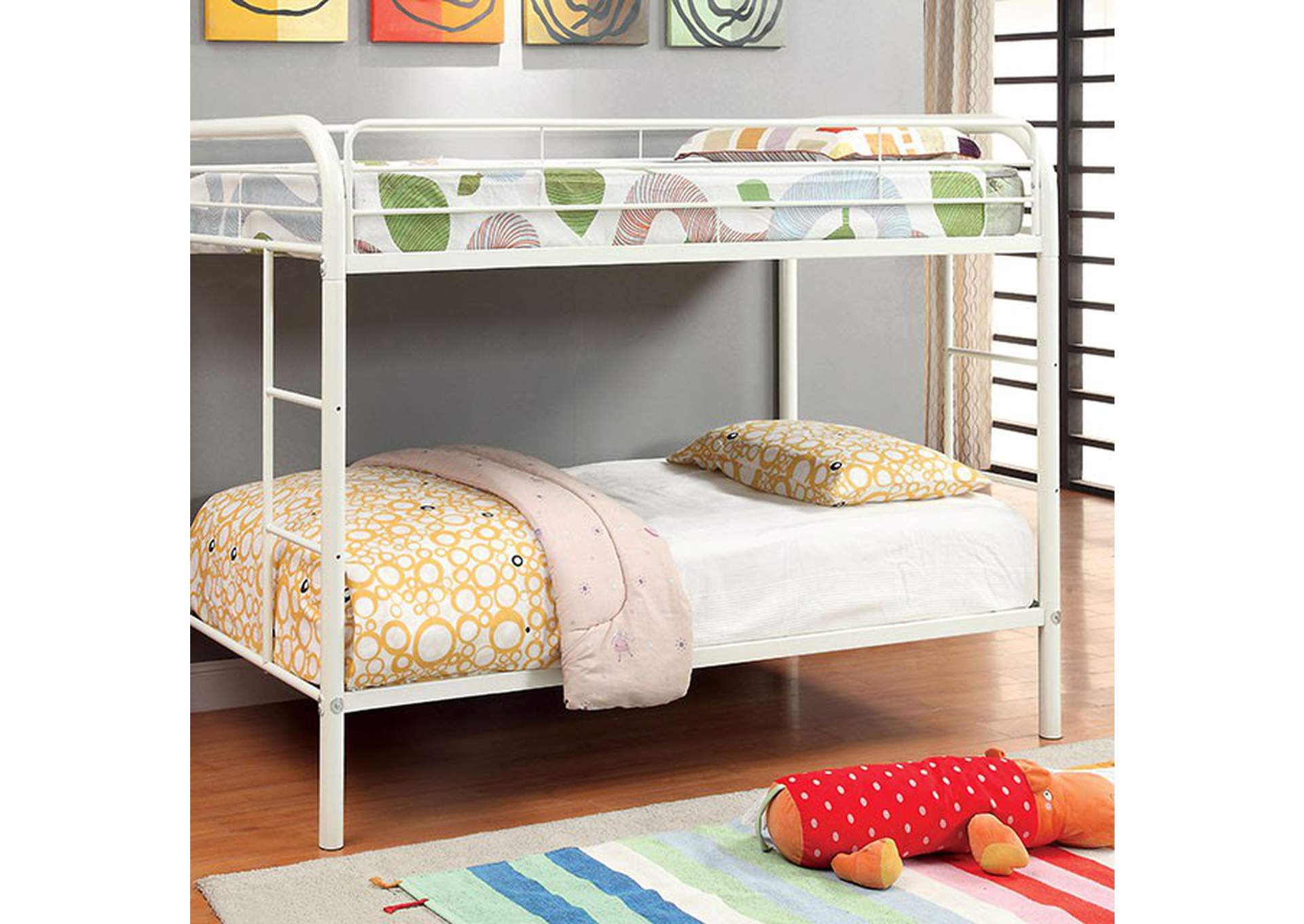 Rainbow Twin/Twin Bunk Bed,Furniture of America