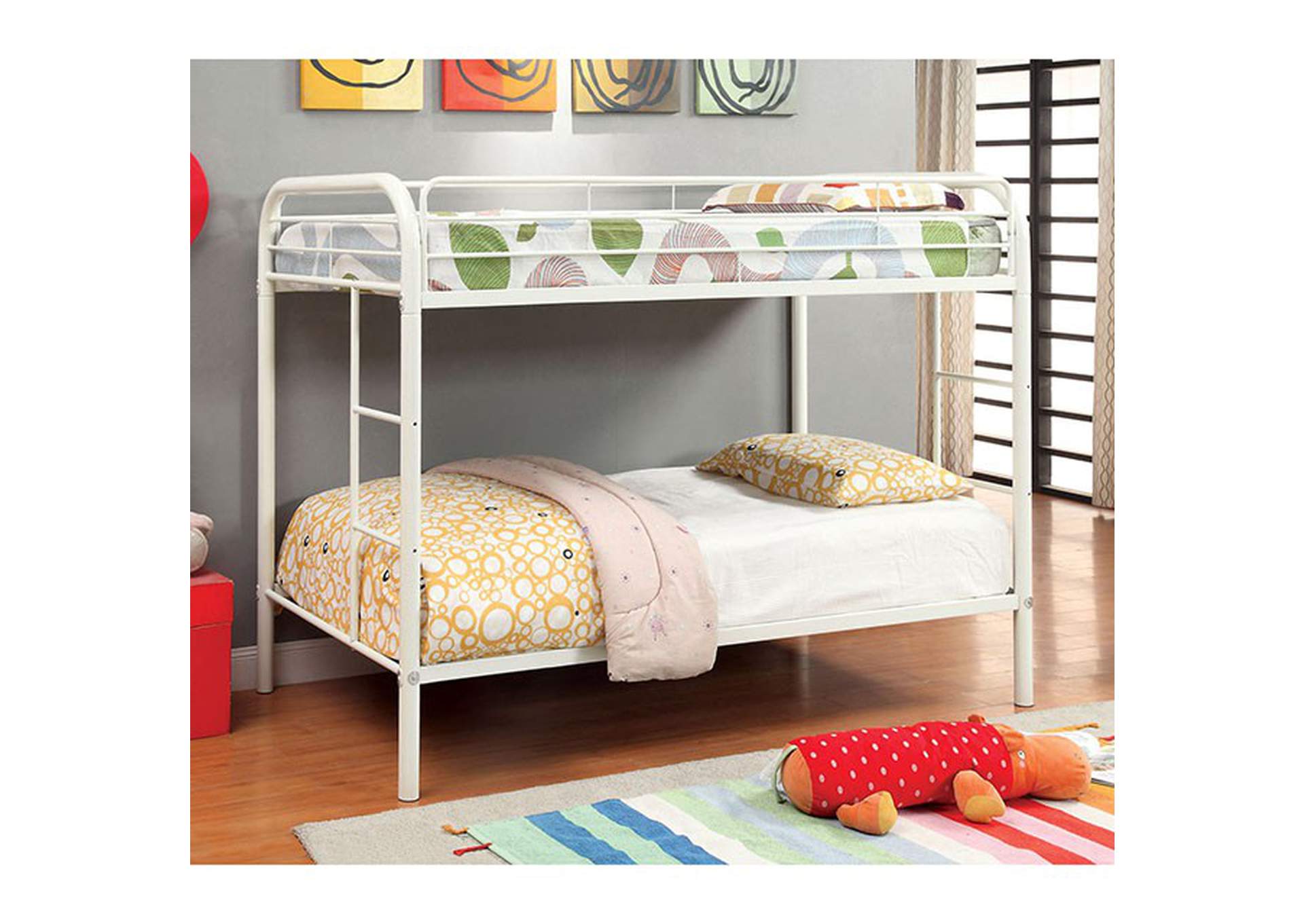 Rainbow Twin/Twin Bunk Bed,Furniture of America