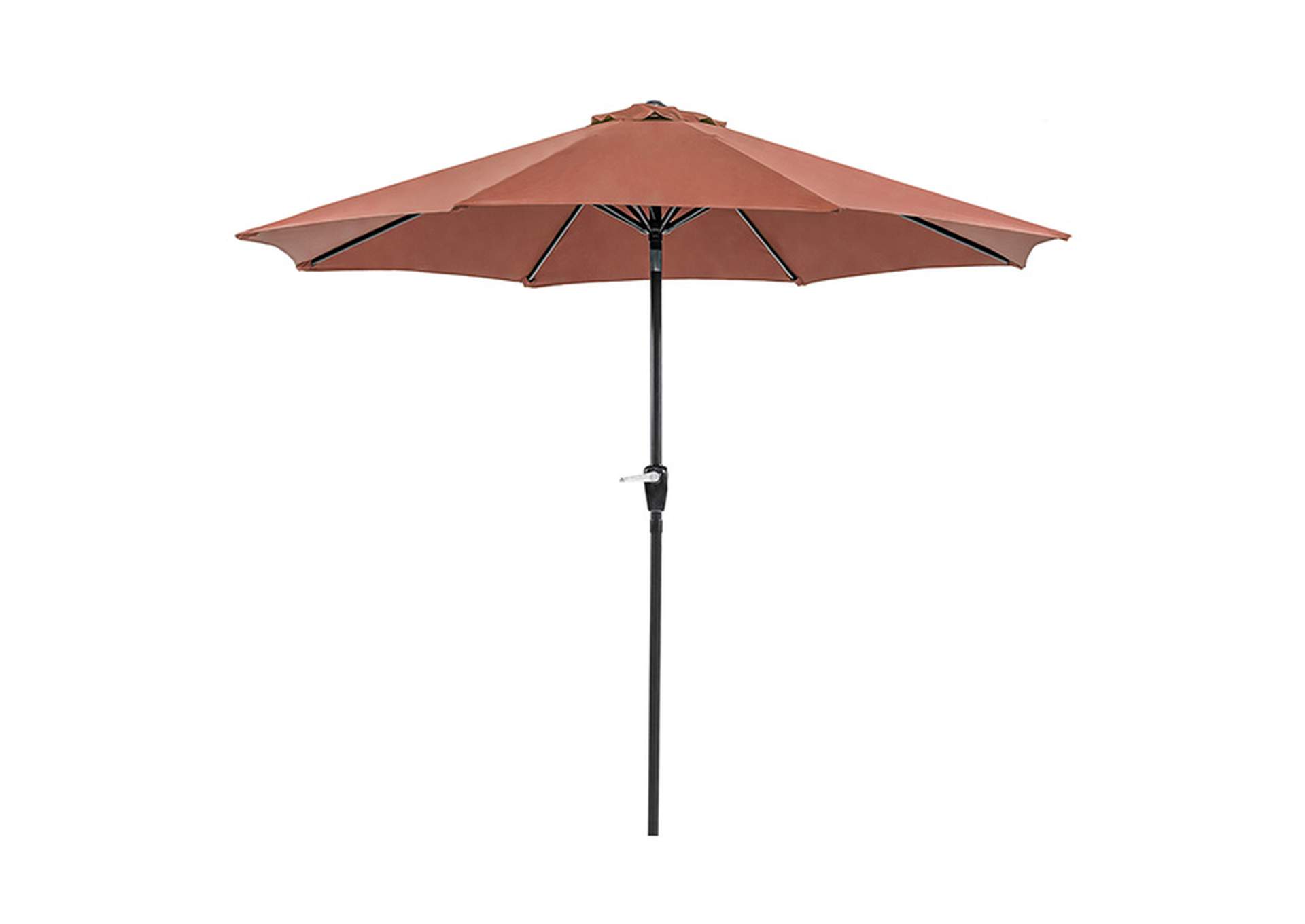 Soli 9' Outdoor Umbrella w/ Auto Tilt + 21" Round Base,Furniture of America