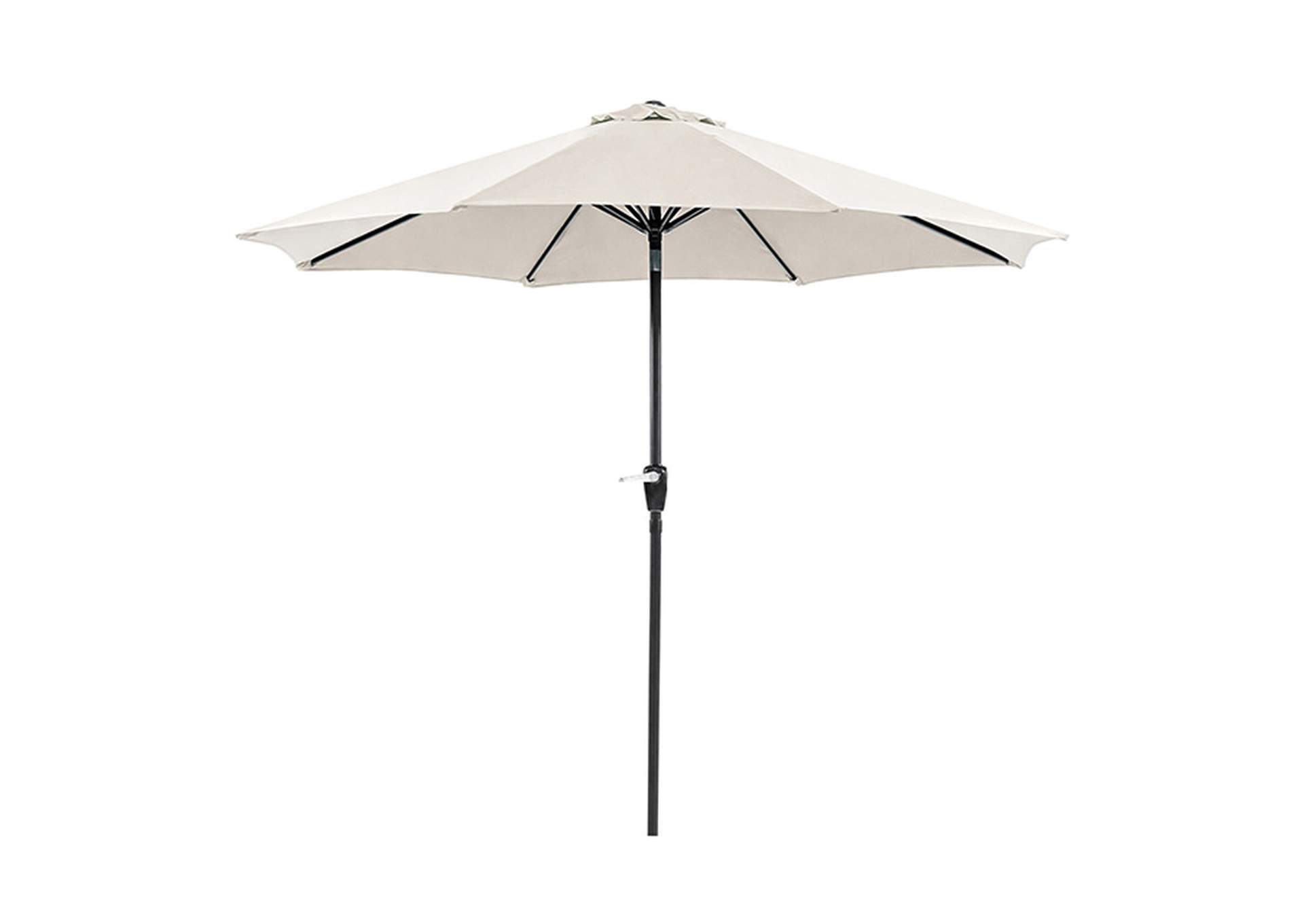 Soli 9' Outdoor Umbrella w/ Auto Tilt + 21" Round Base,Furniture of America