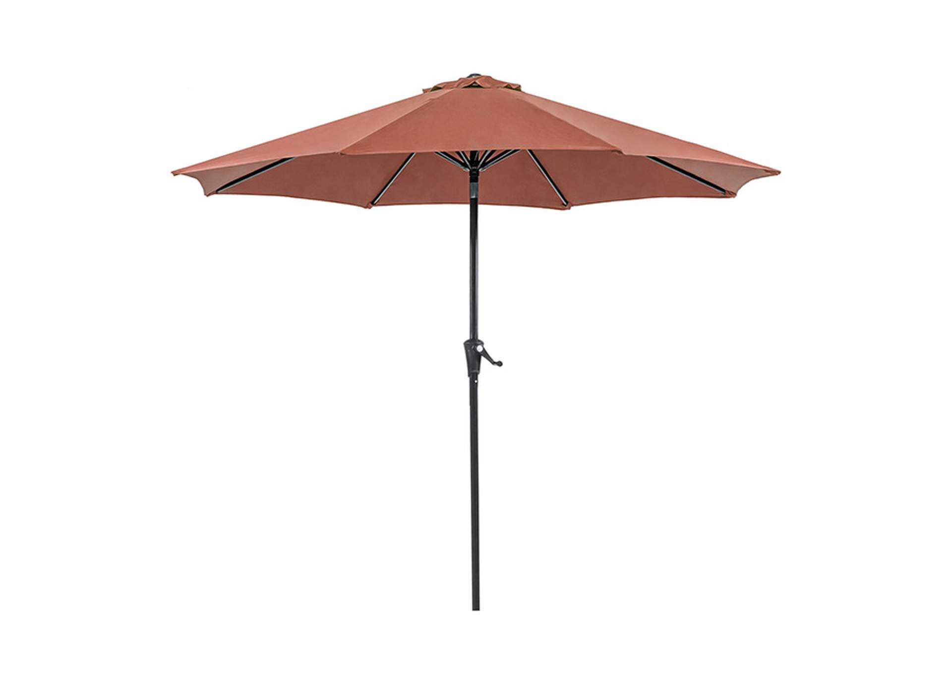 Tano 9' Outdoor Umbrella + 21" Round Base,Furniture of America