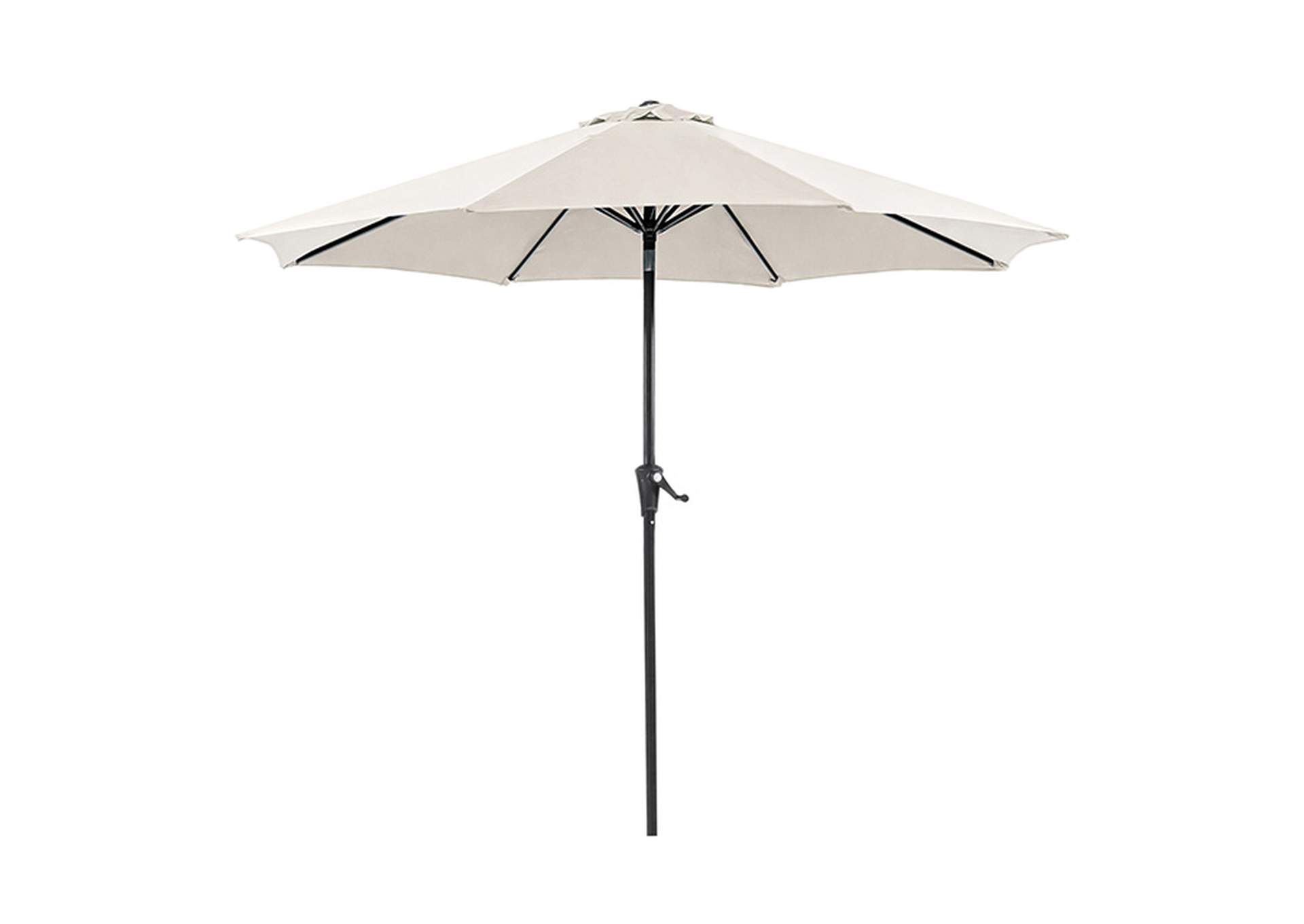 Tano 9' Outdoor Umbrella + 21" Round Base,Furniture of America