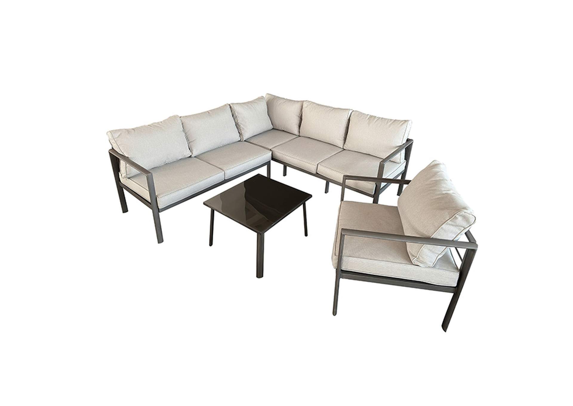 Farisha 6 Pc. Outdoor Sectional Set,Furniture of America