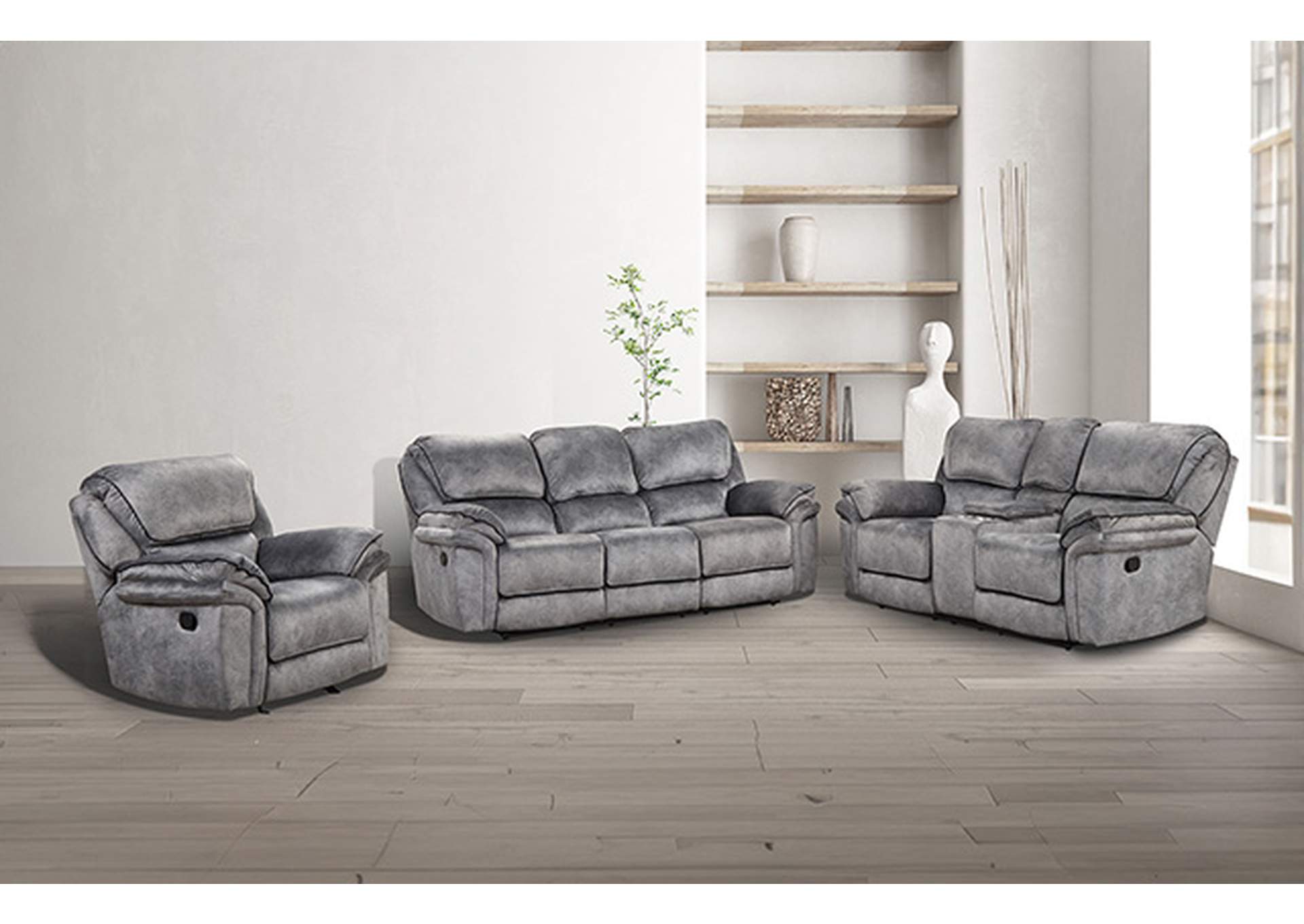 Themis Manual Recliner,Furniture of America