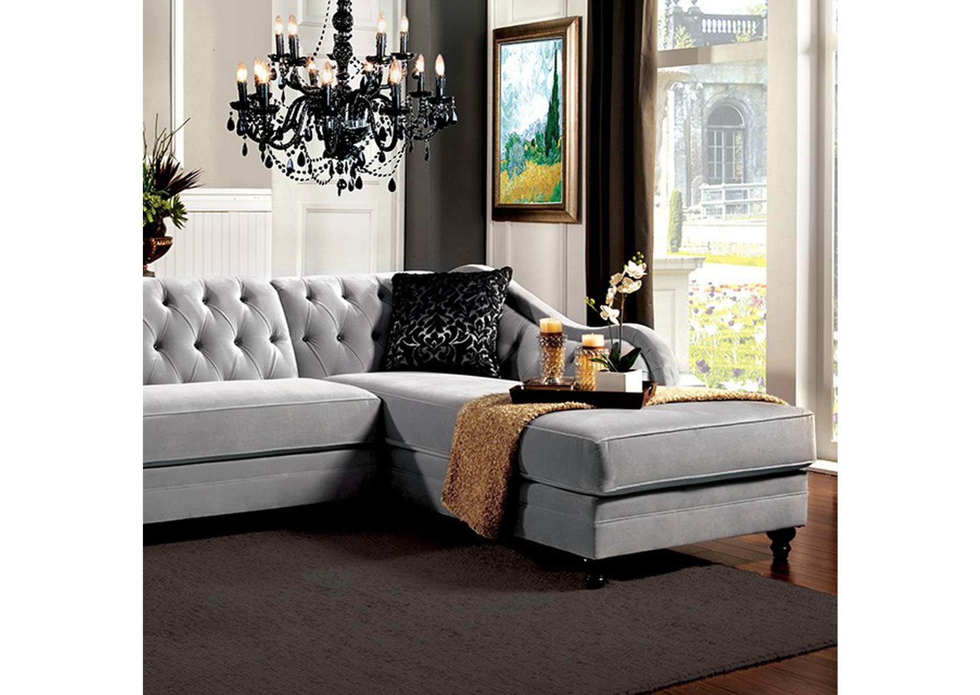 Rotterdam Sectional,Furniture of America