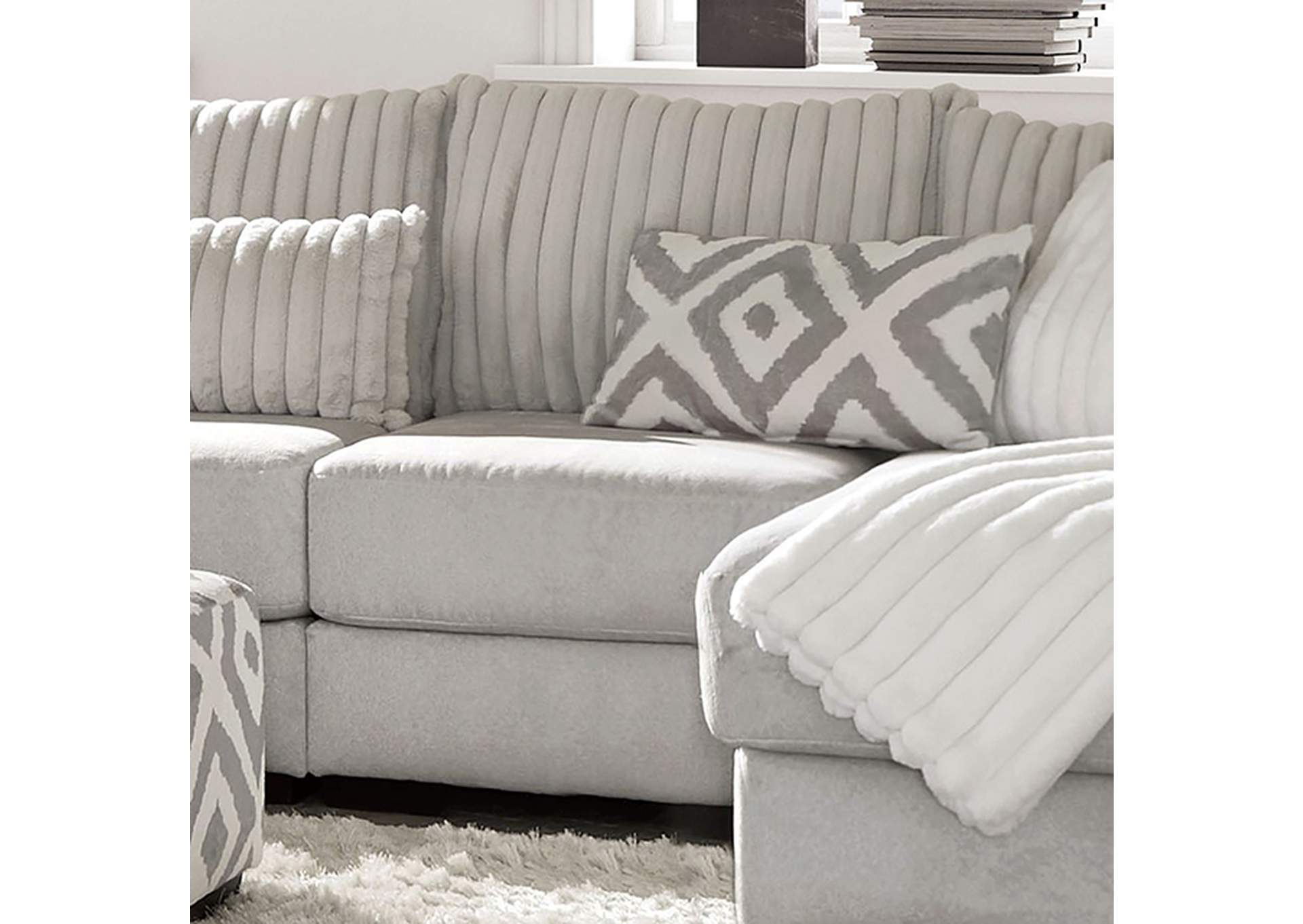 Hermiston Armless Chair,Furniture of America