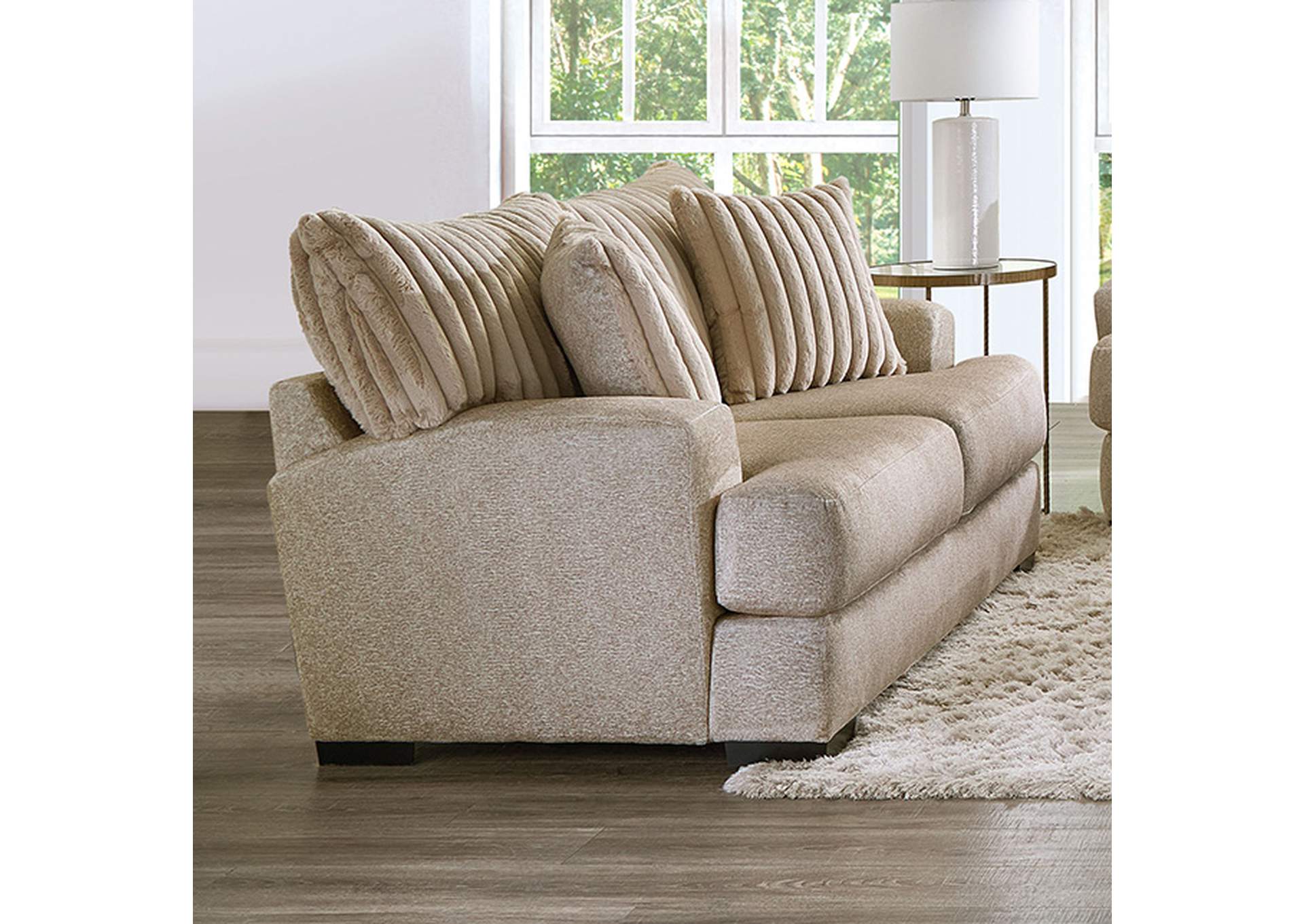 Loughlin Loveseat,Furniture of America