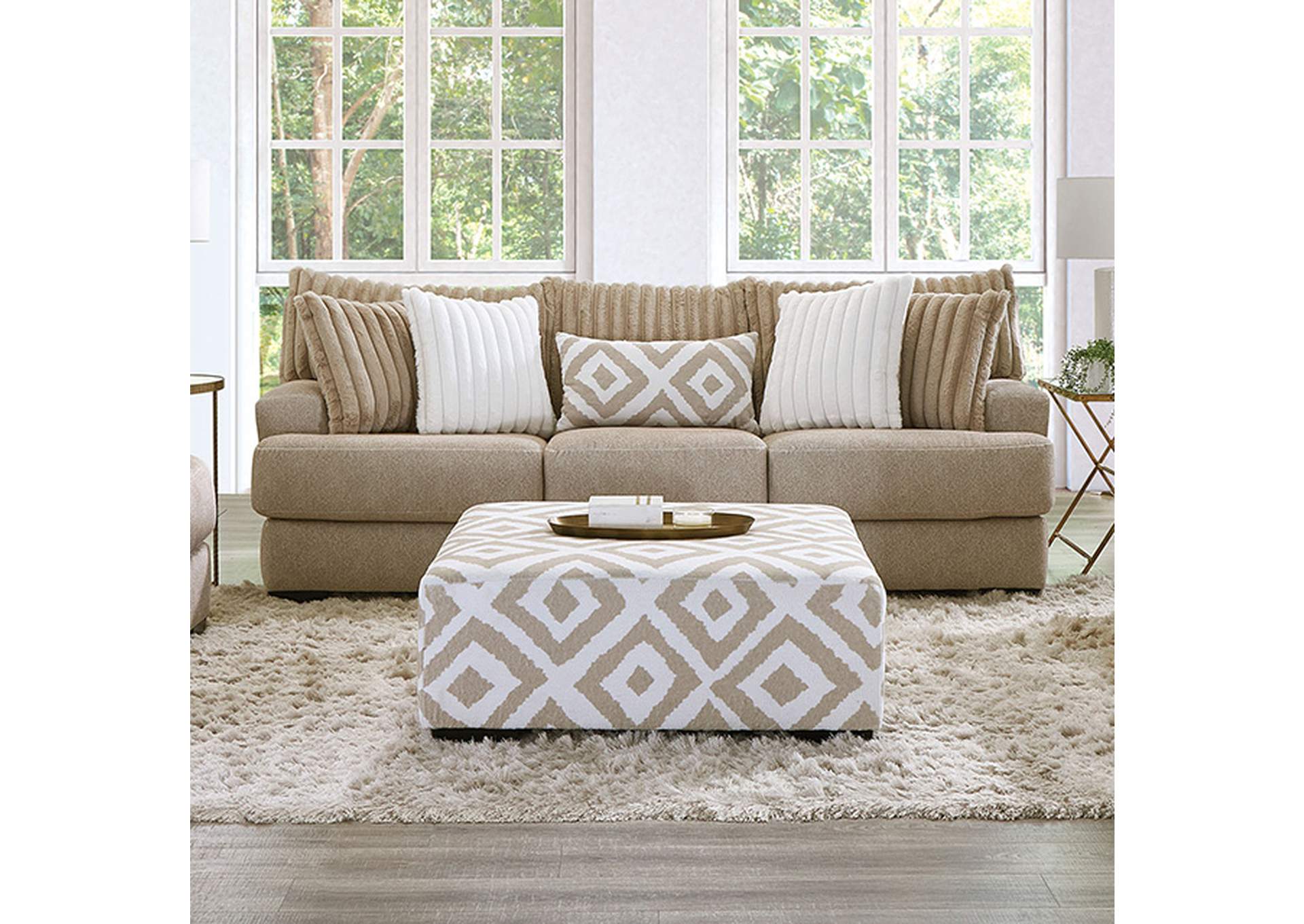 Loughlin Sofa,Furniture of America