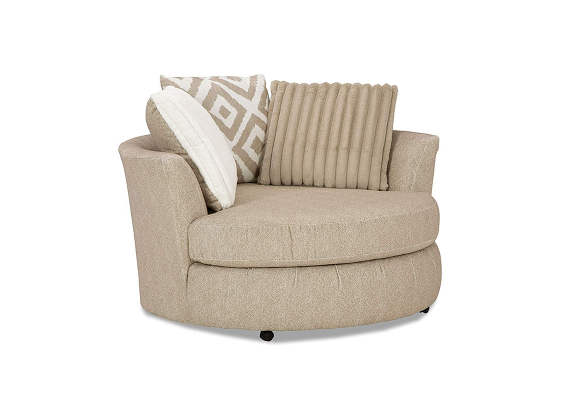 Loughlin Swivel Chair,Furniture of America