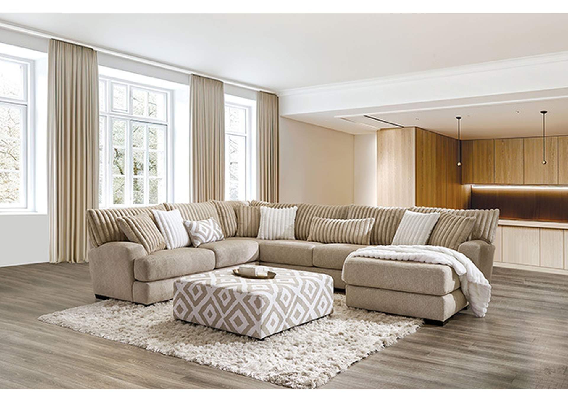 Loughton Sectional,Furniture of America