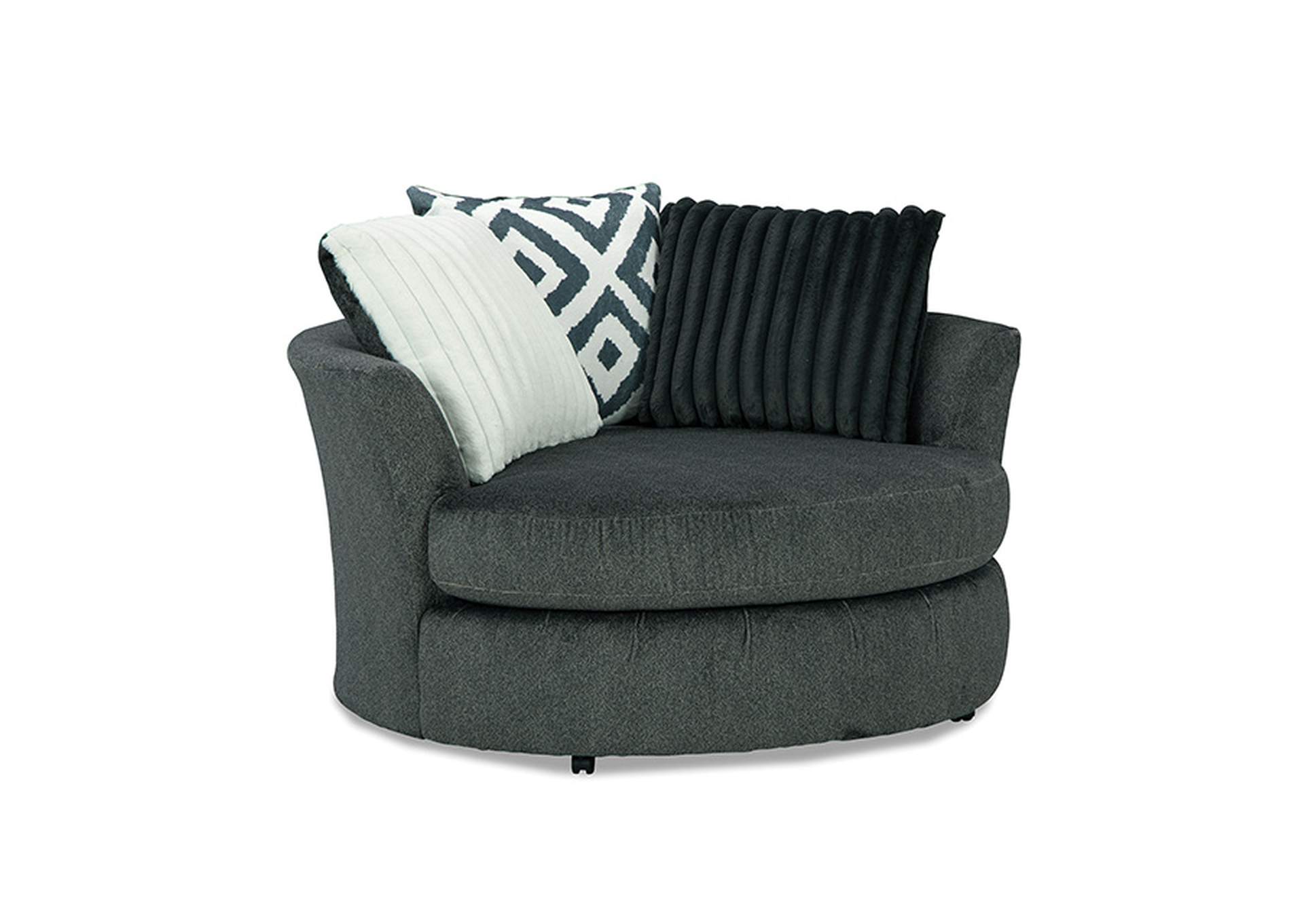 Loughlin Swivel Chair,Furniture of America