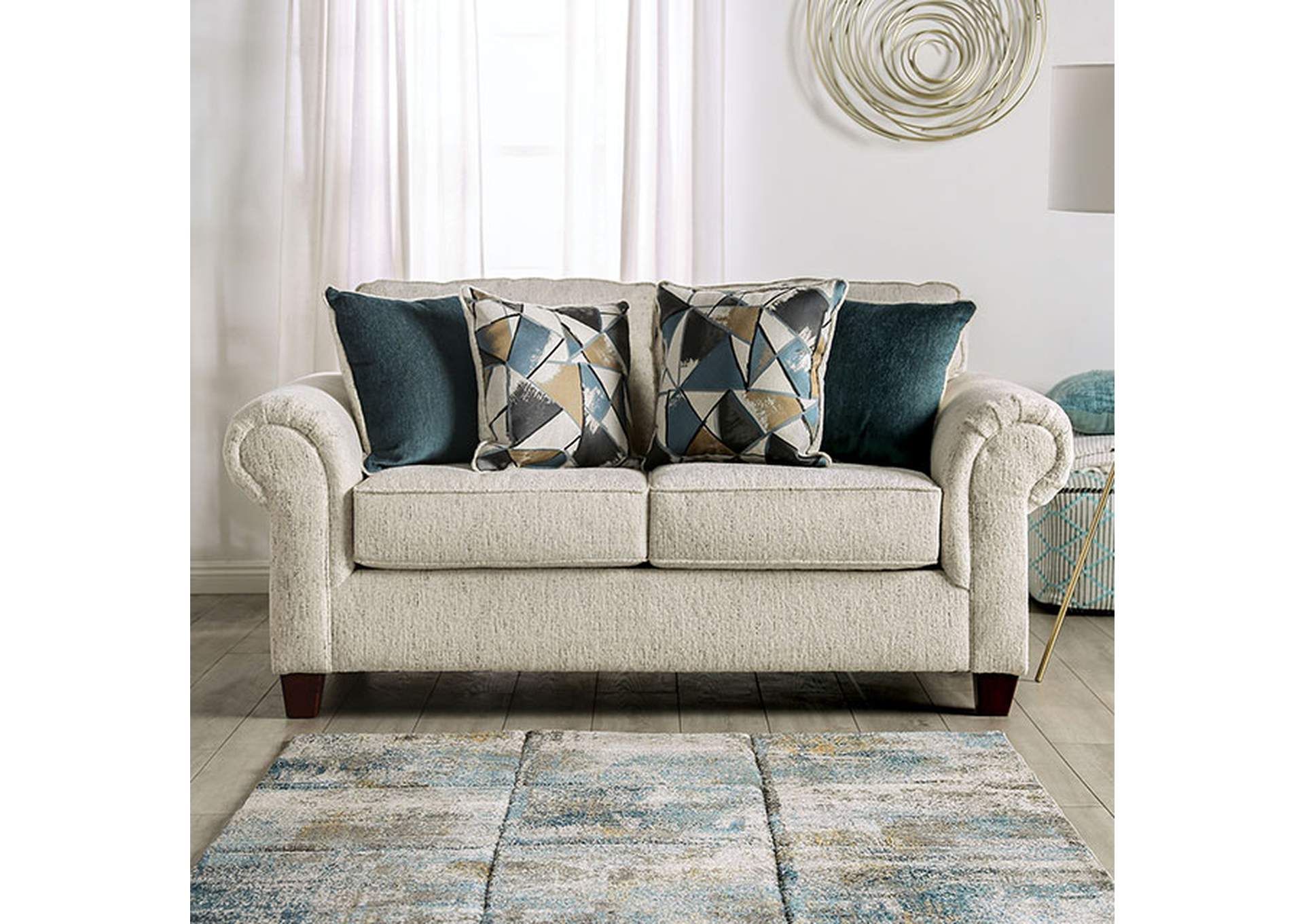 Delgada Loveseat,Furniture of America