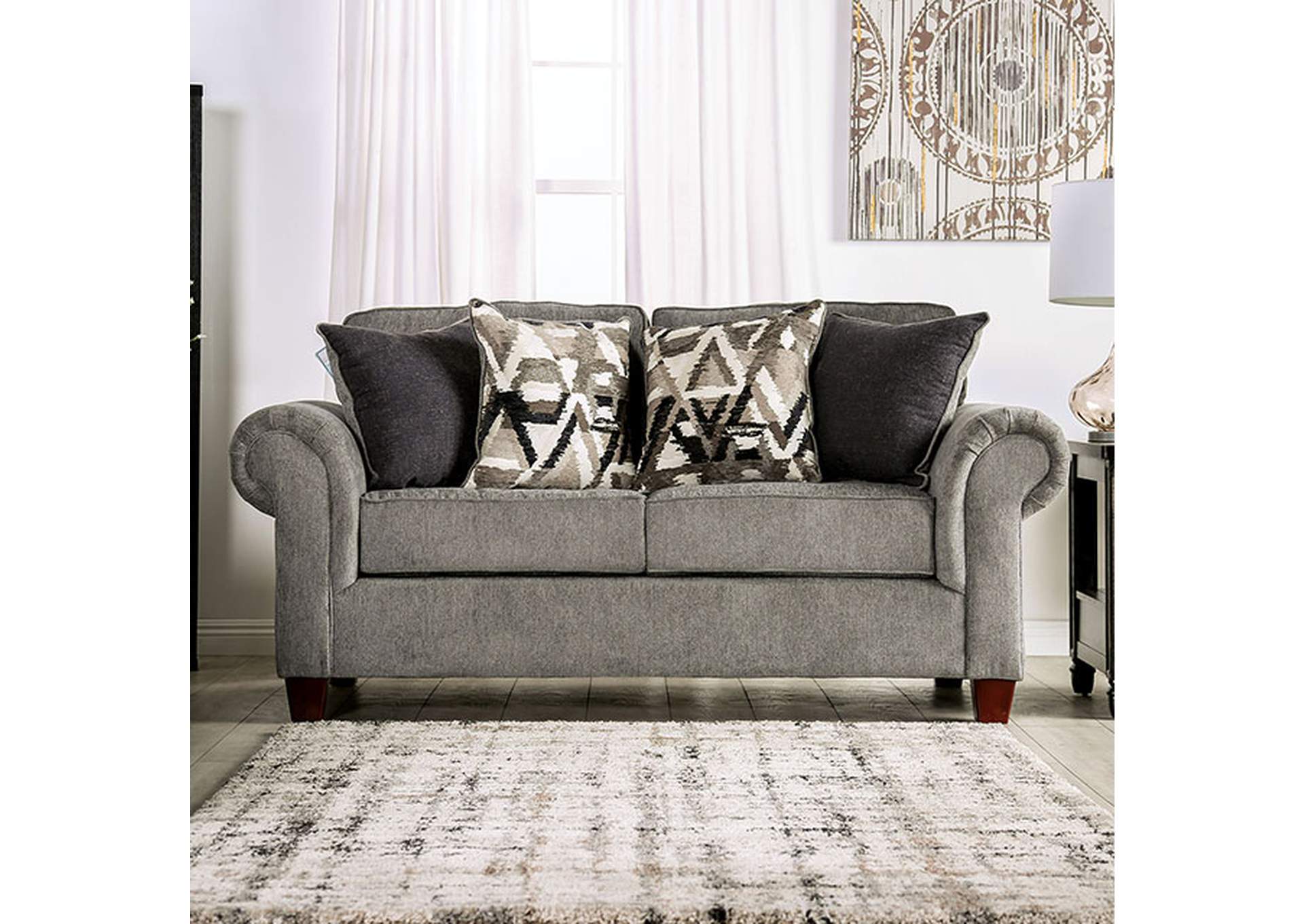 Delgada Loveseat,Furniture of America