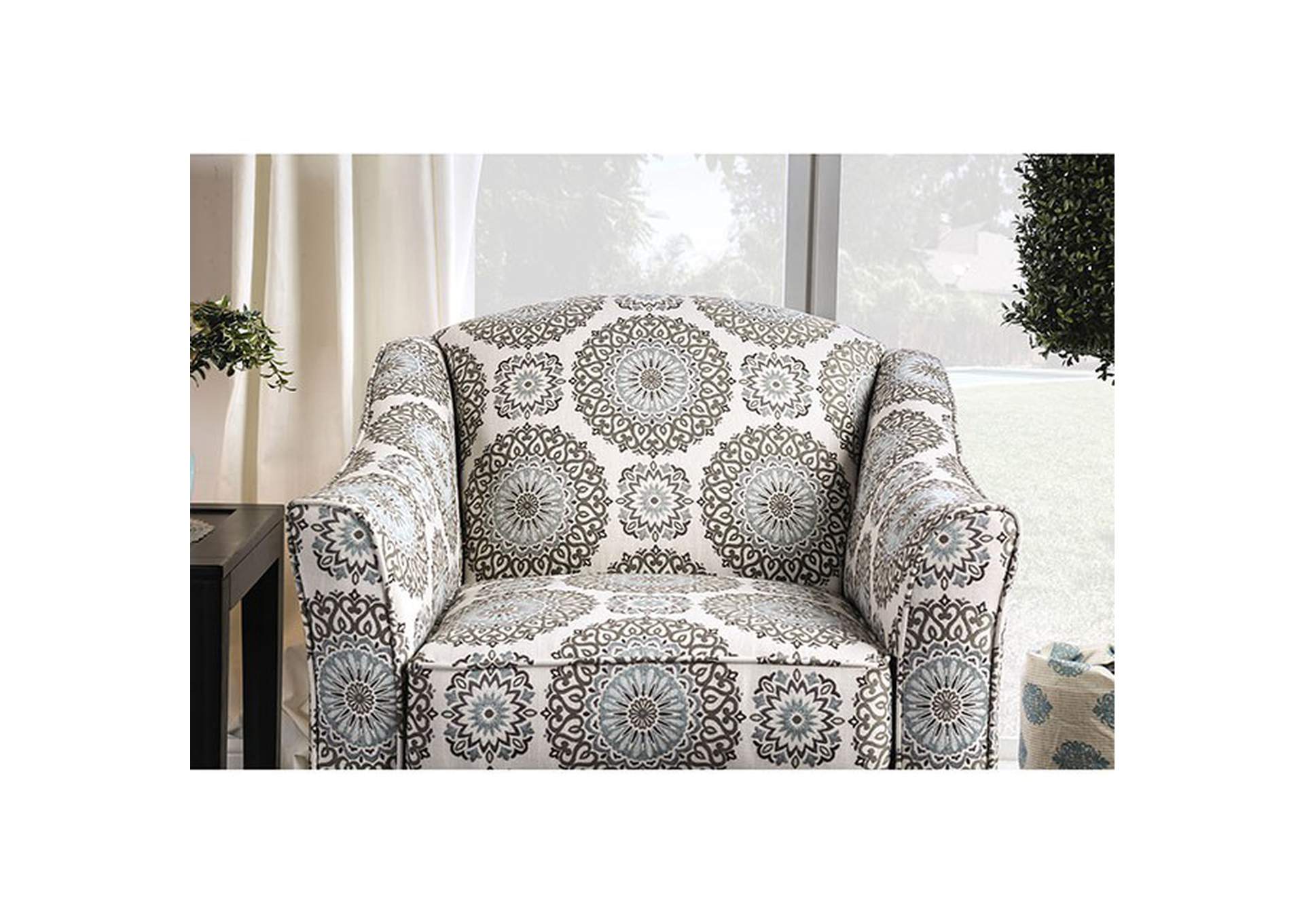 Misty Floral Chair,Furniture of America