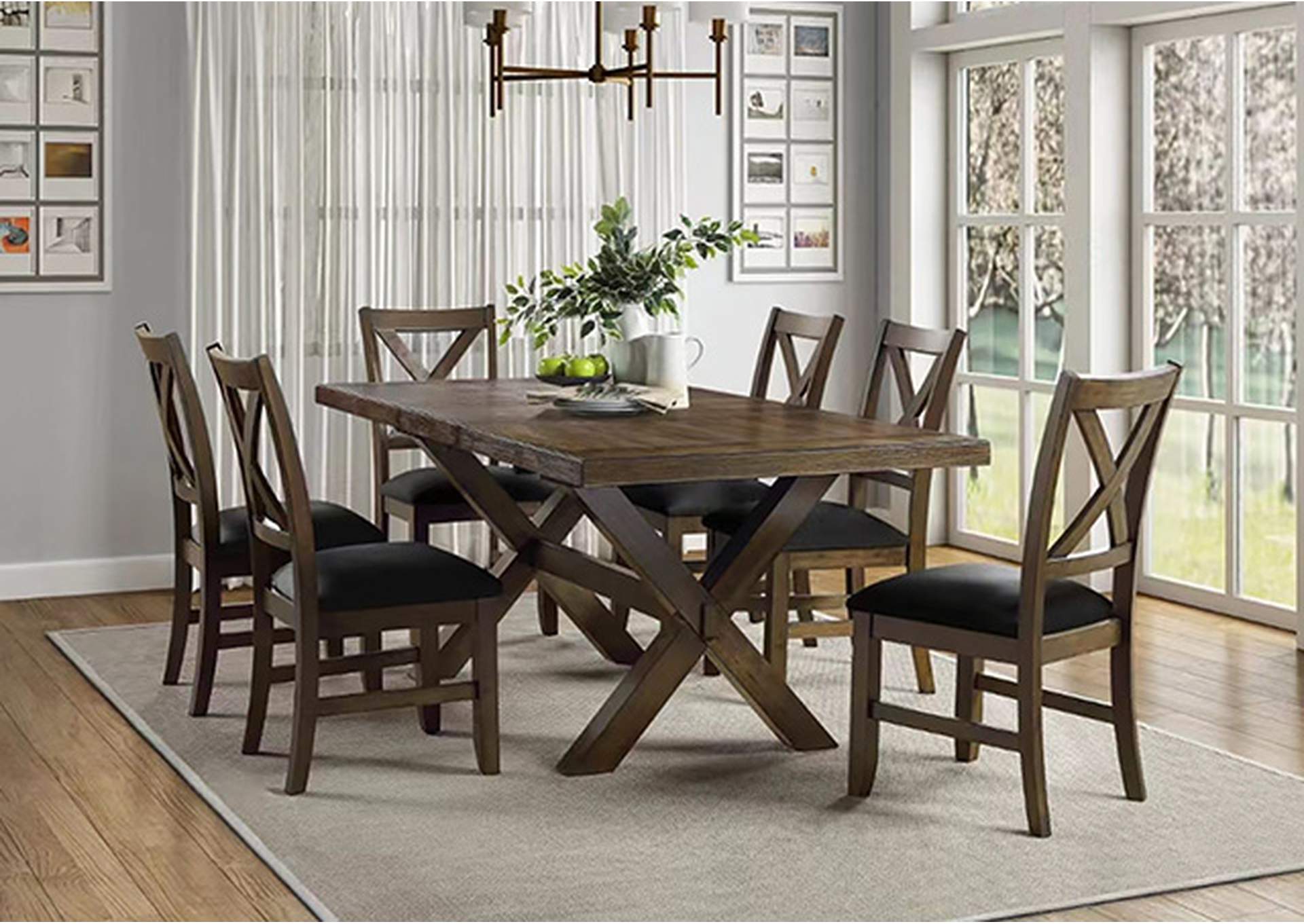 Murray 7 Pc. Dining Set,Furniture of America