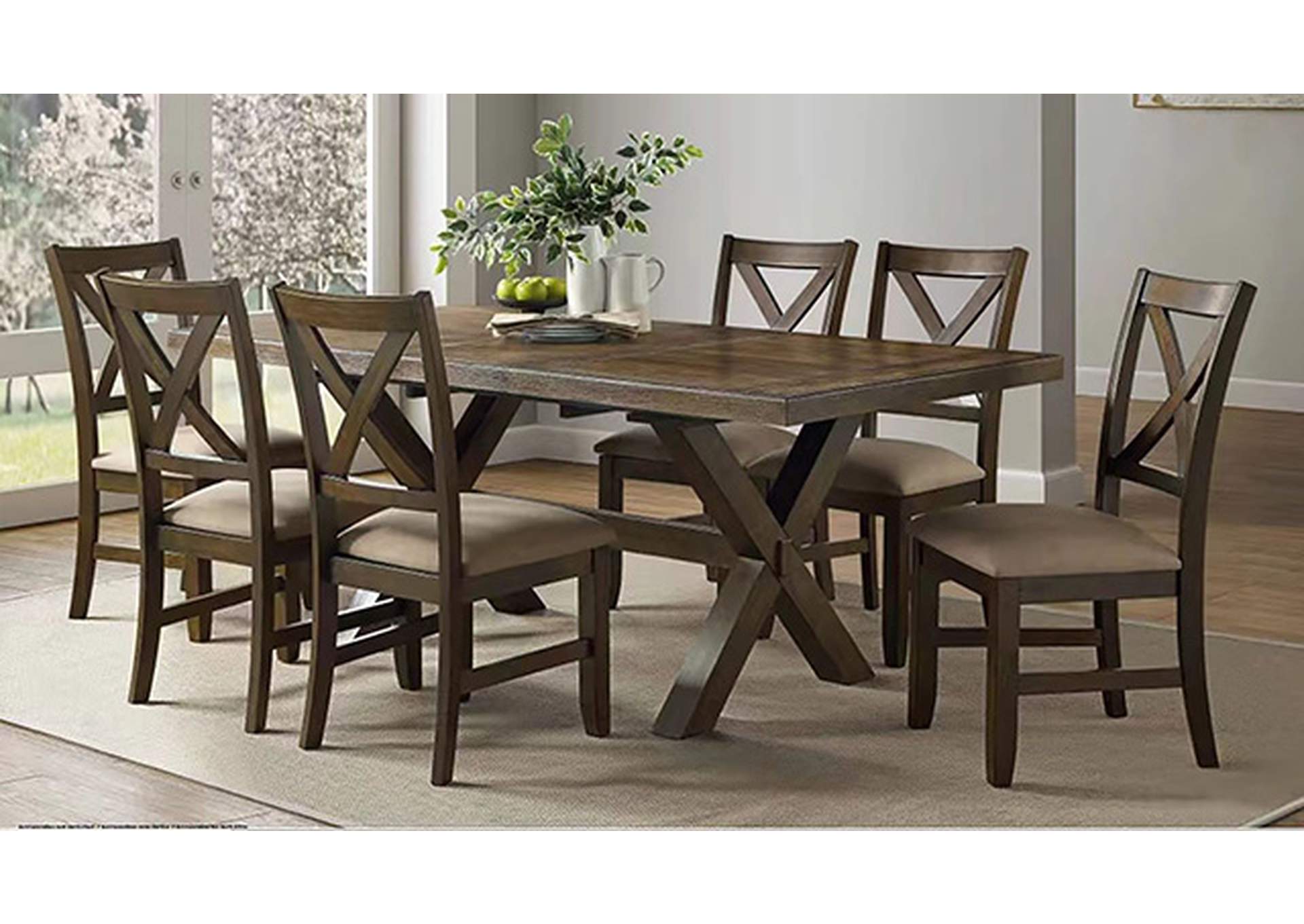 Murray 7 Pc. Dining Set,Furniture of America