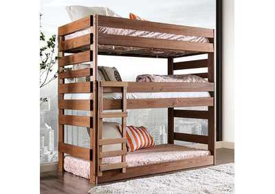 Pollyanna Twin Triple Decker Bed,Furniture of America