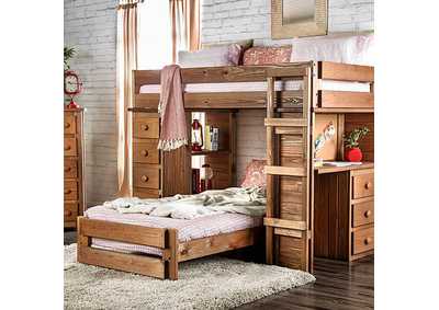 Beckford Twin/Twin Loft Bed,Furniture of America