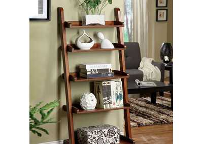 Image for Lugo Antique Oak Ladder Shelf