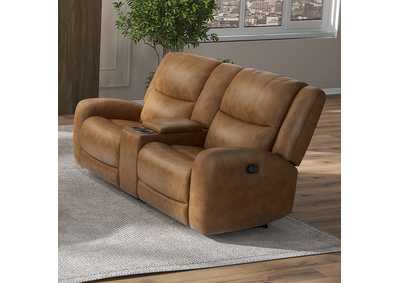 Image for Leolinus Manual Recliner Loveseat w/ Console