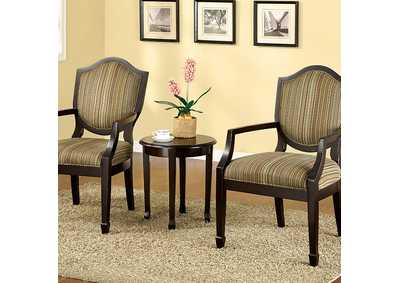 Bernetta Set of Table & Accent Chairs,Furniture of America
