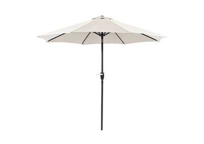 Image for Soli 9' Outdoor Umbrella w/ Auto Tilt + 21" Round Base