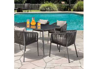 Image for Tushari 8 Pc. Outdoor Dining Set