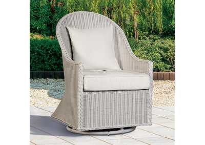 Image for Tomohon Swivel Wicker Chair