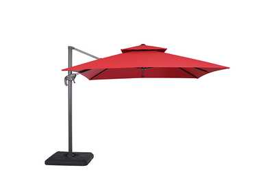 Image for Hero 10 Ft Square Umbrella w/ Double Top + 37" Large Base