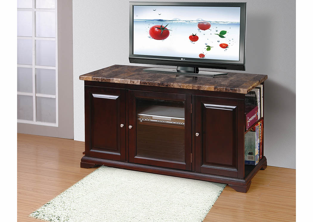 Cherry 48' Inch TV Stand,Furniture World Distributors