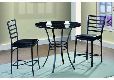 Image for Black Metal Dining Chair (Set of 2)