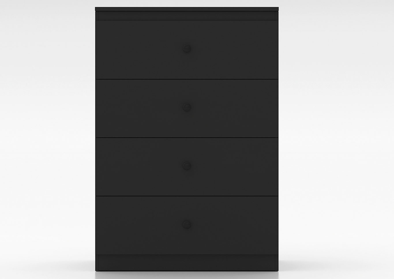 Black 4 Drawer Chest,Global Trading