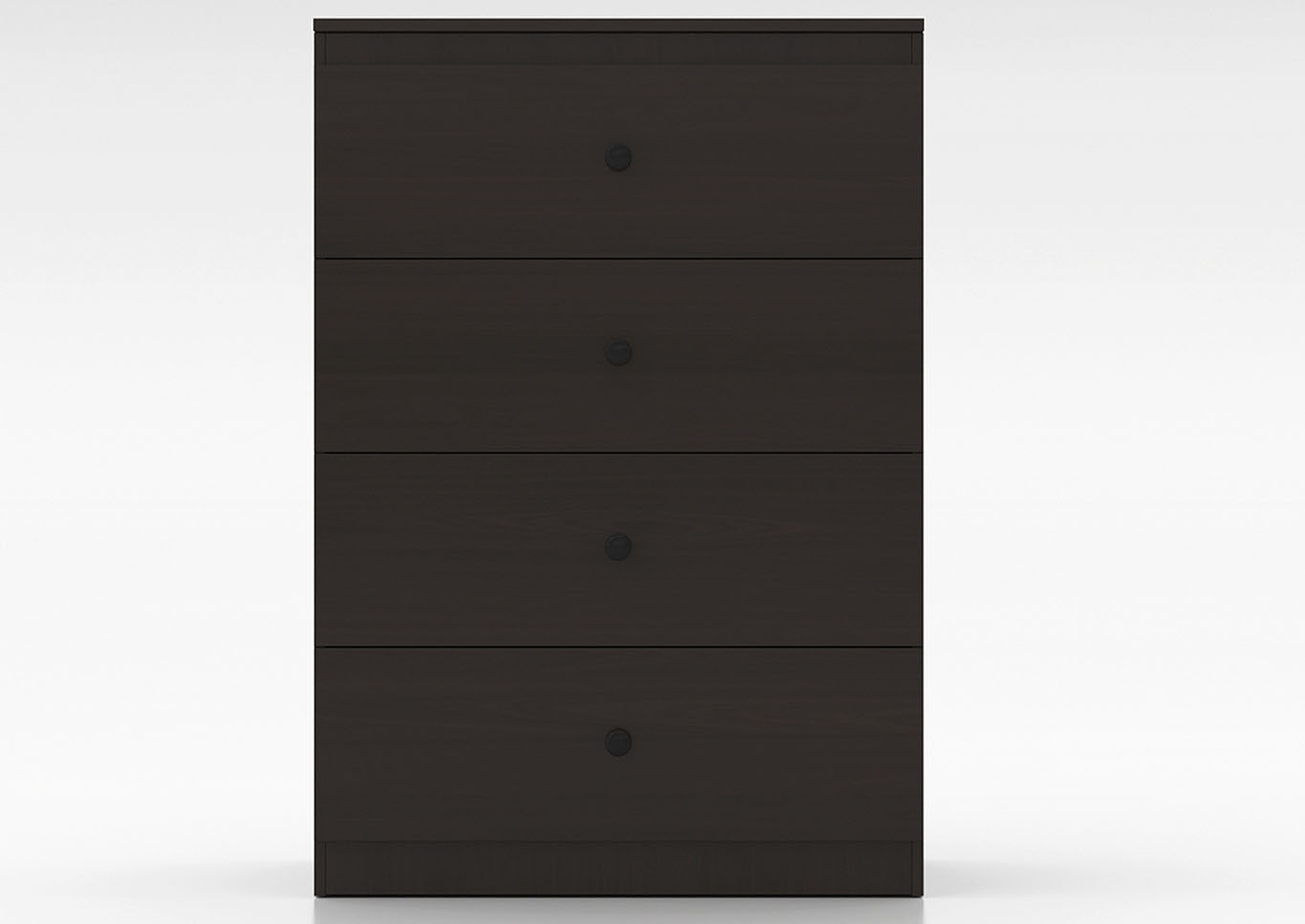 Espresso 4 Drawer Chest,Global Trading