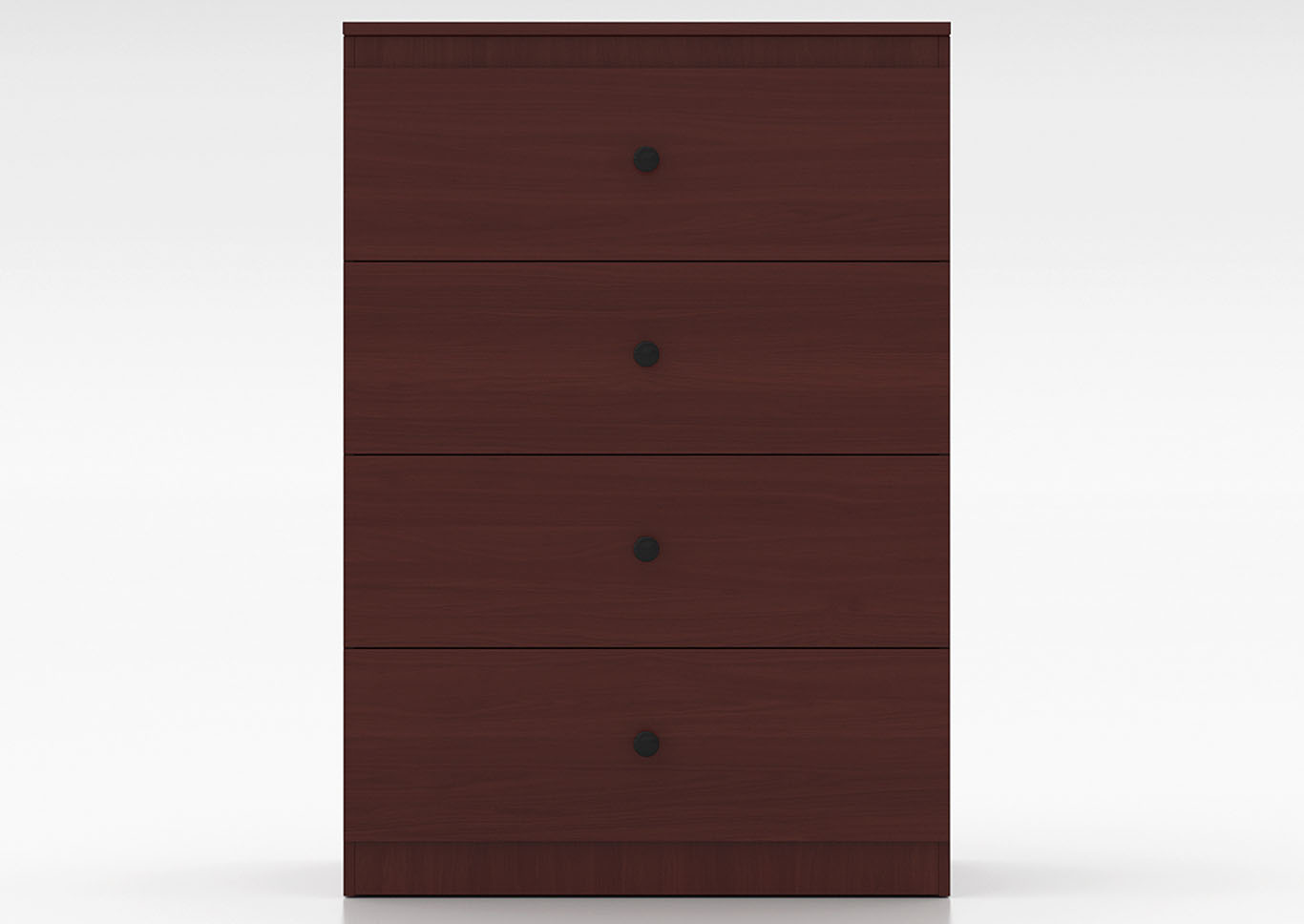 Mahogany 4 Drawer Chest,Global Trading