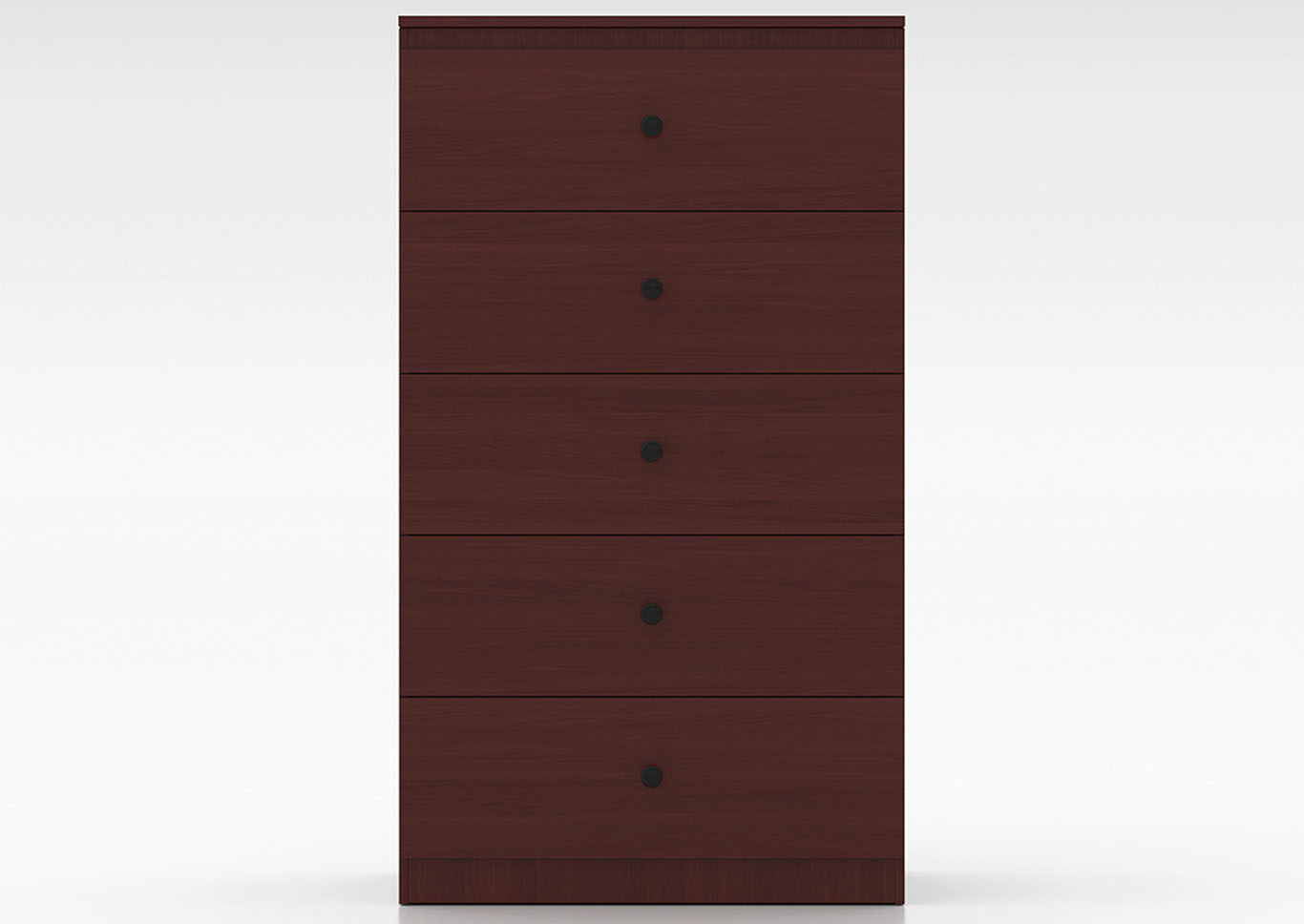 Mahogany 5 Drawer Chest,Global Trading