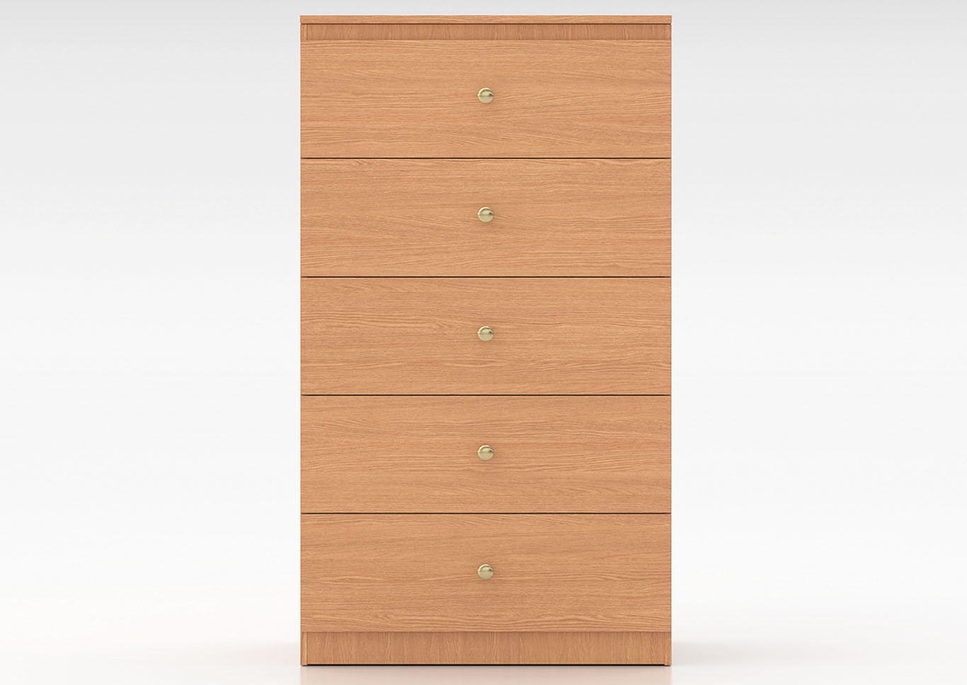 Oak 5 Drawer Chest,Global Trading