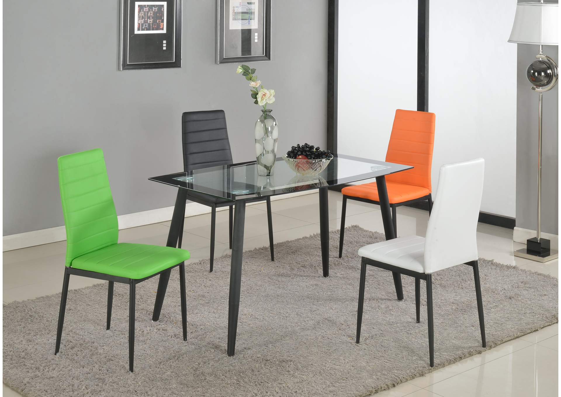 Green Dining Chair (Set of 4),Global Trading