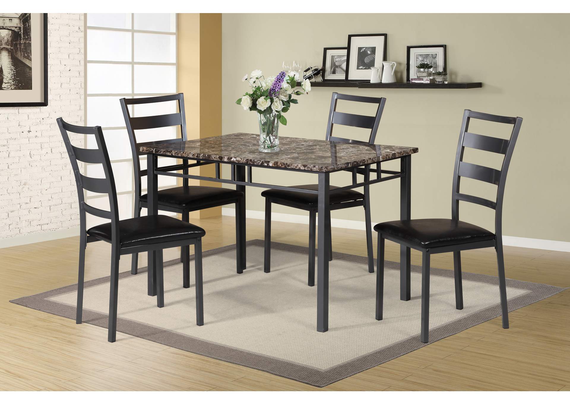 5 Piece Dining Set (5 In 1),Global Trading