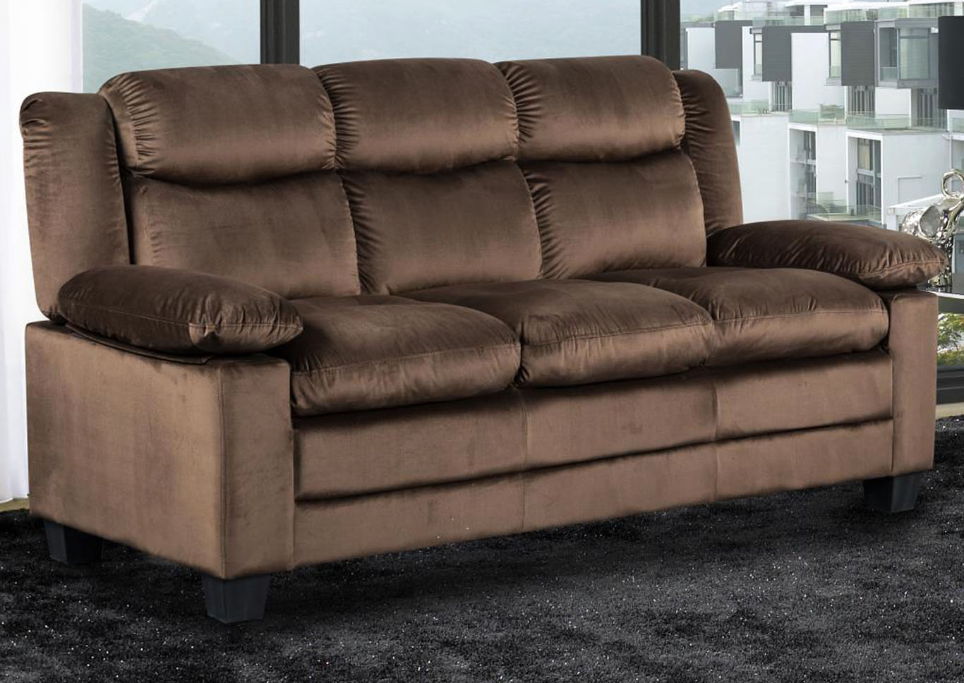 Brown Sofa,Global Trading