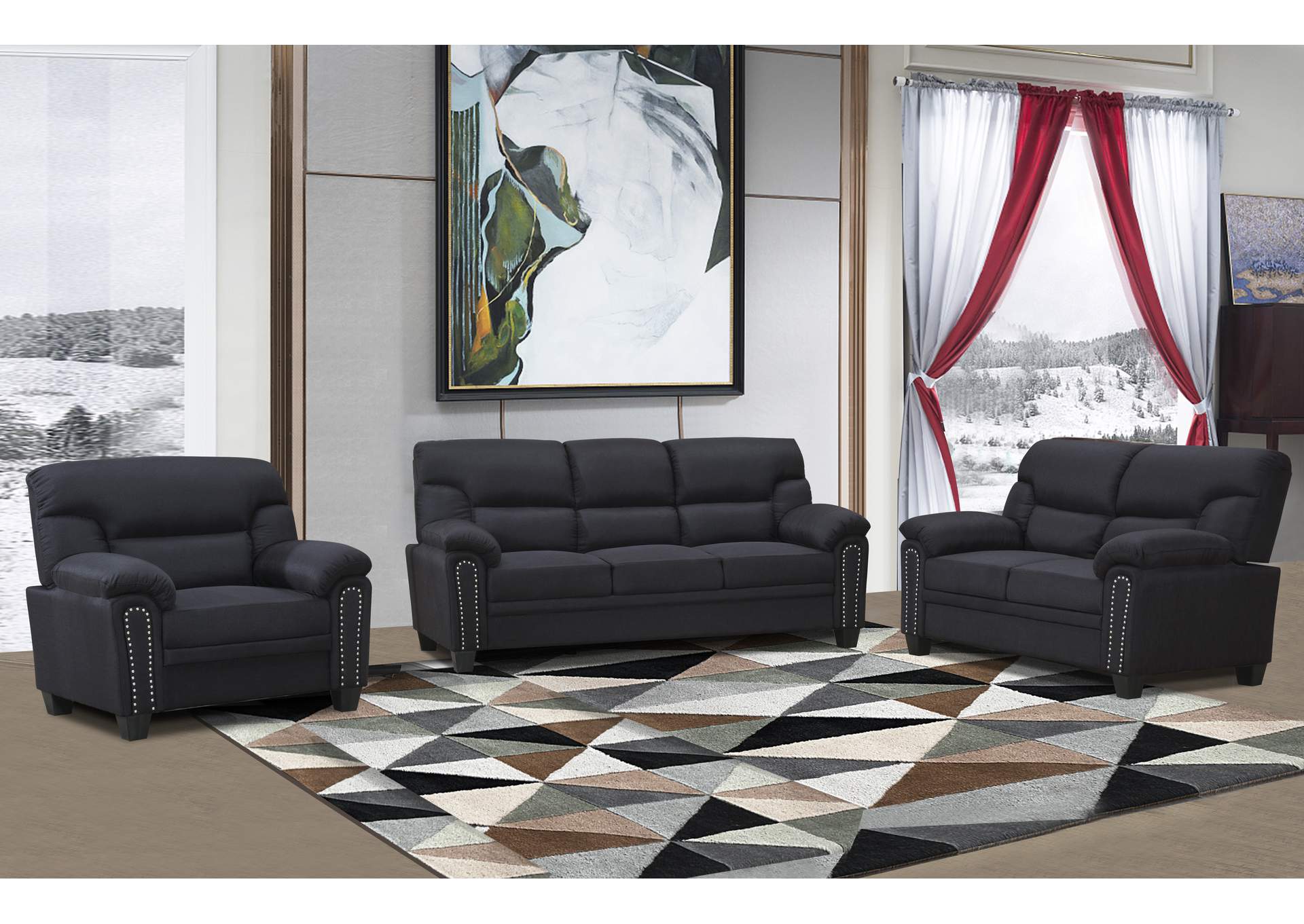 U5172 Sofa And Loveseat,Global Trading