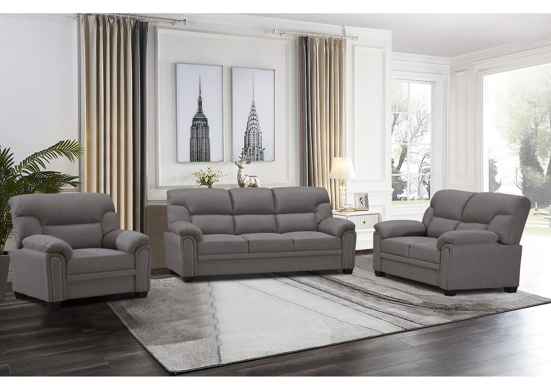 U5174 Sofa And Loveseat And Chair,Global Trading