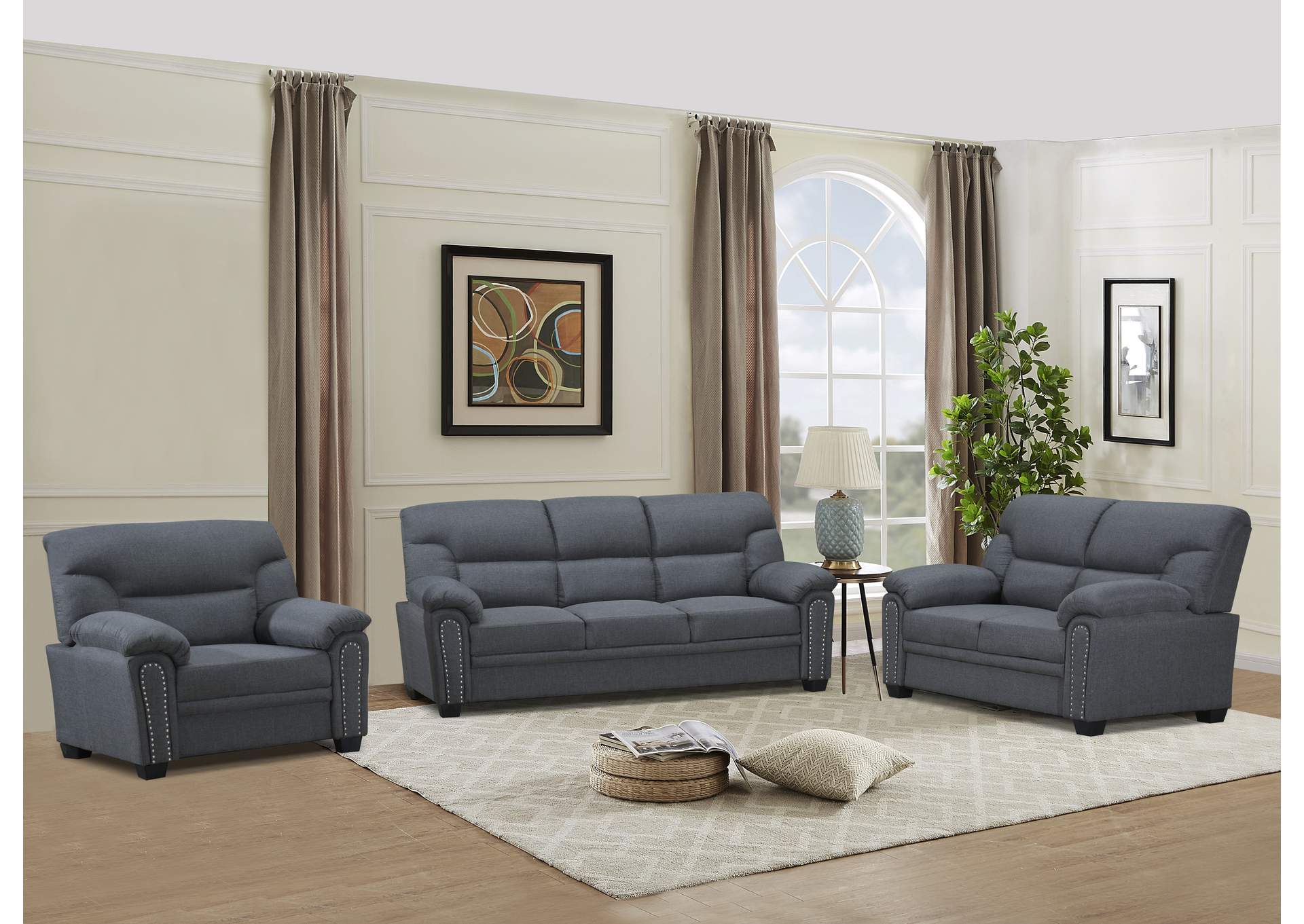 U5176 Sofa And Loveseat And Chair,Global Trading