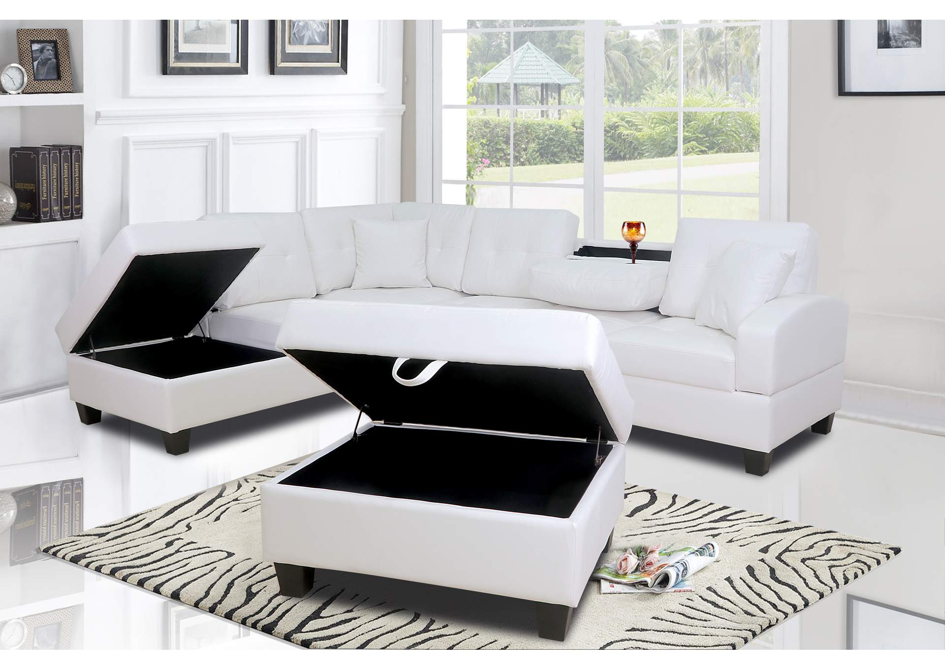 White Sectional,Global Trading