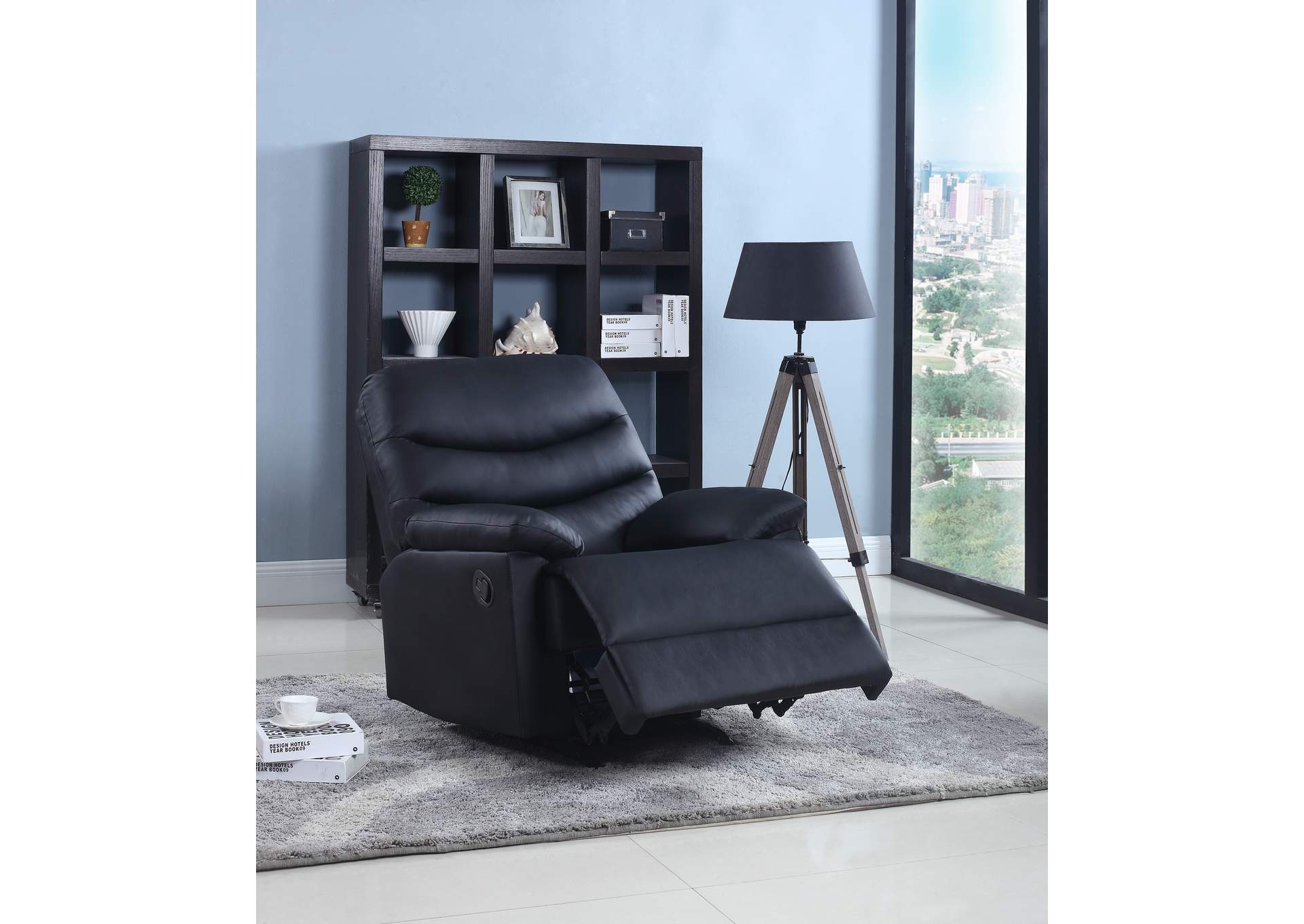 U700K Black Recliner,Global Trading