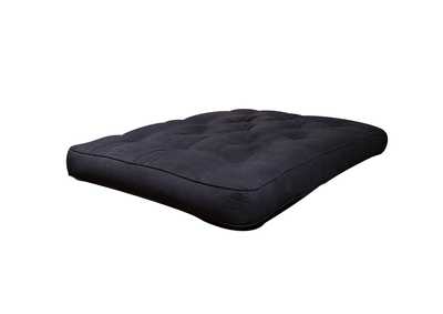 Image for 8" Futon Mattress - Microfiber - Black