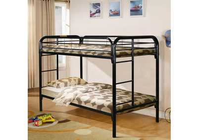 Image for Twin/Twin Bunk Bed Black