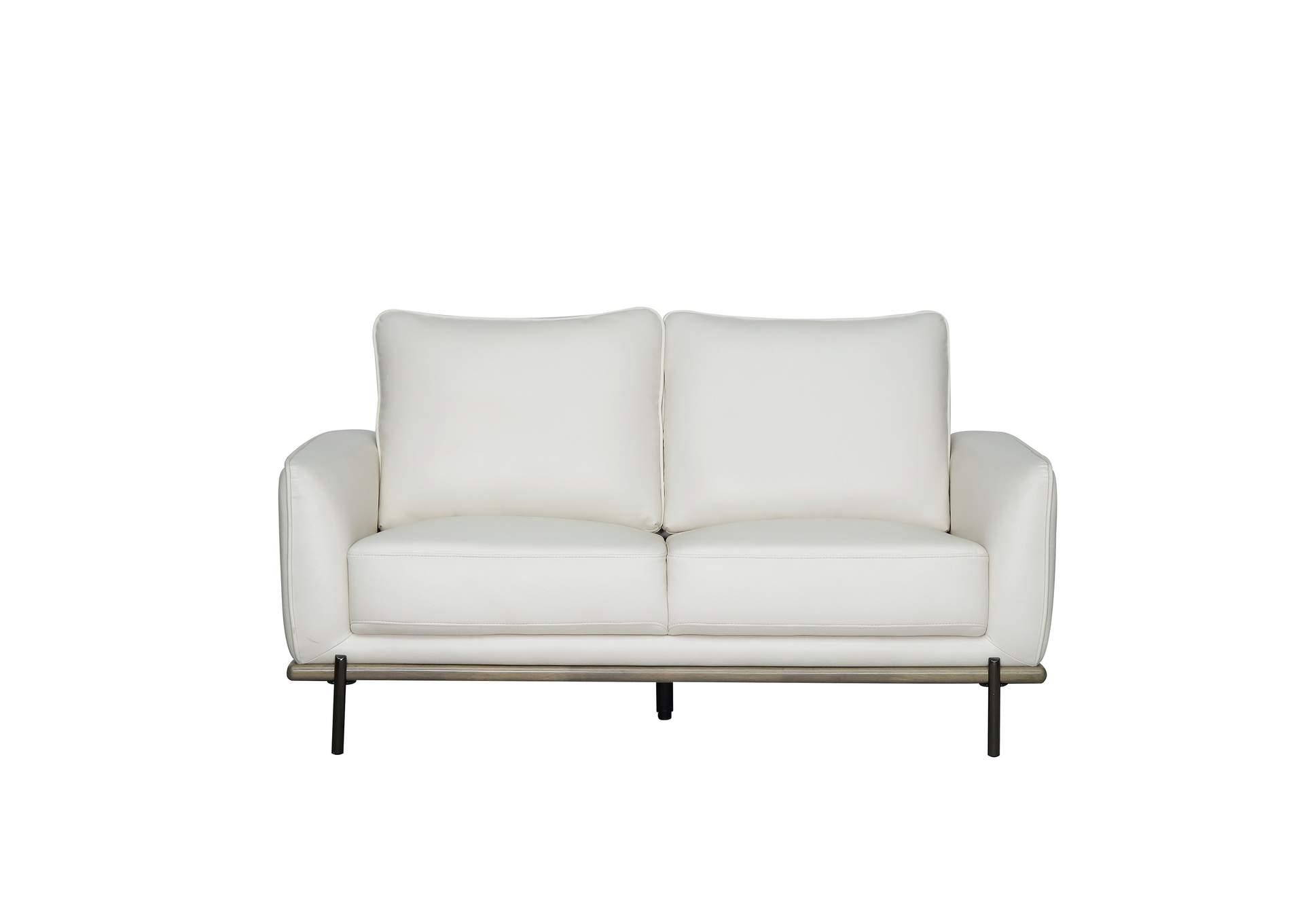 White Loveseat,Global Furniture USA